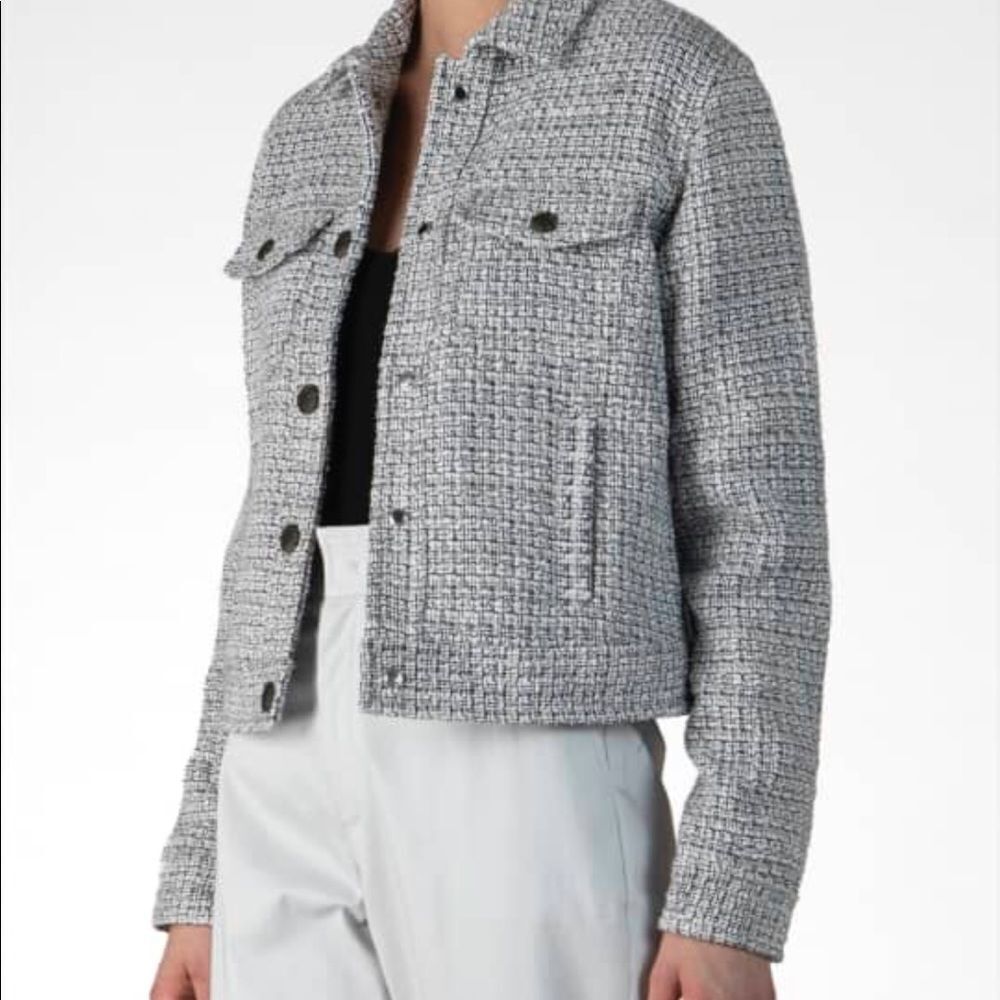 ATM Anthony Thomas melillo tweed cropped‎ shacket